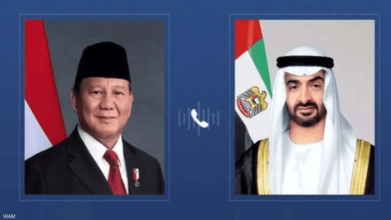 محمد بن زايد يبحث مستجدات المنطقة مع الرئيس الإندونيسي في لقاء ثنائي